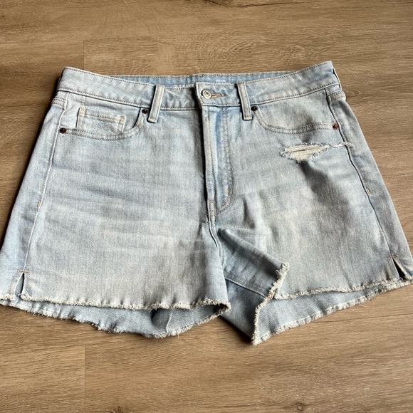 Old Navy OG Straight Jean Shorts SZ 10 - Picture 1 of 5
